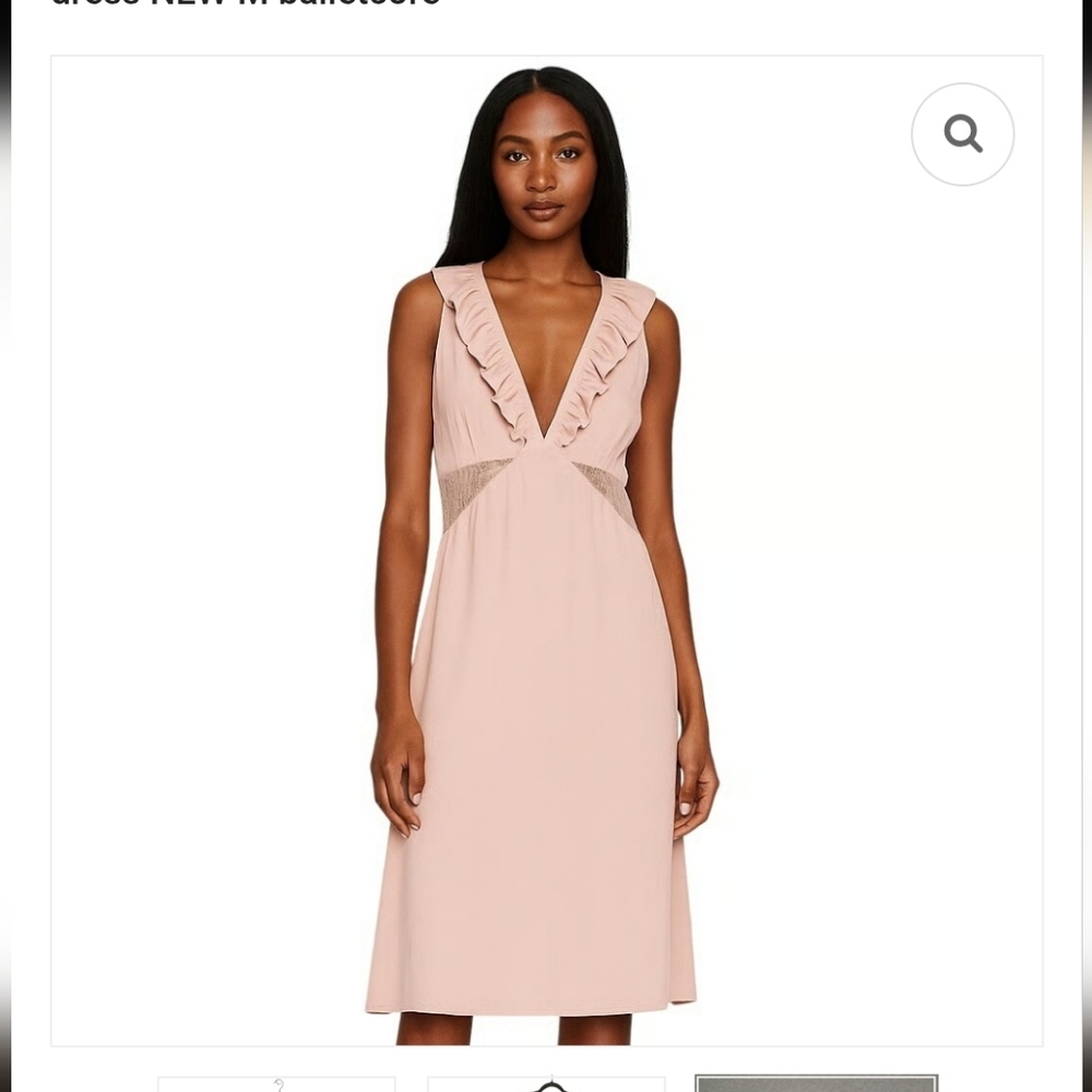 Elegant Pink Sleeveless Dress